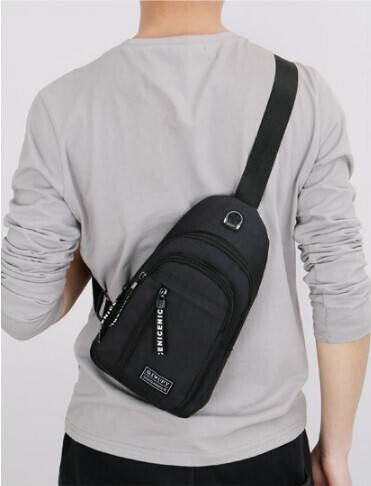 限定 ボディバッグ メンズ 防水 ワンショルダー 斜めがけ 軽量撥水 ブラック 黒 特価セール ner_画像10