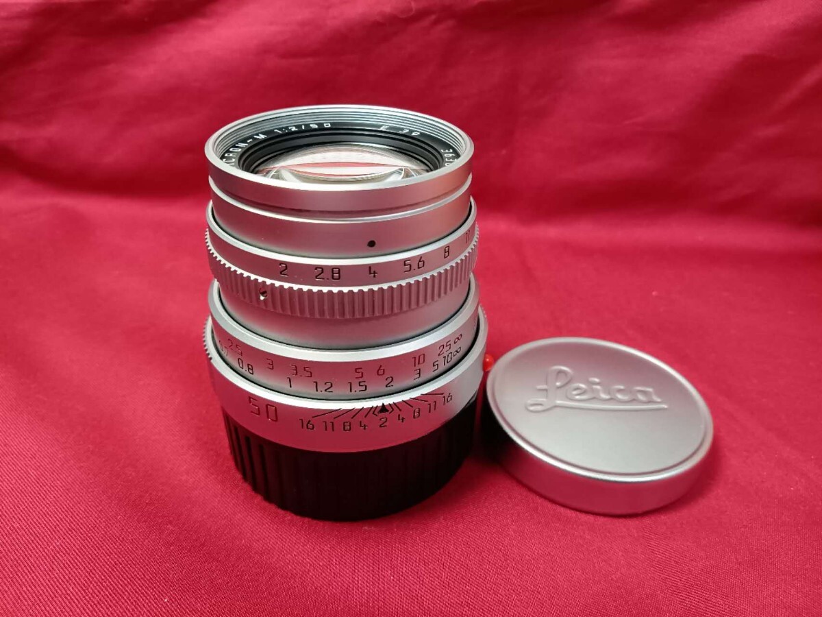 ライカ Leica Summicron-M 50mm F2 第3世代 シルバー_画像1