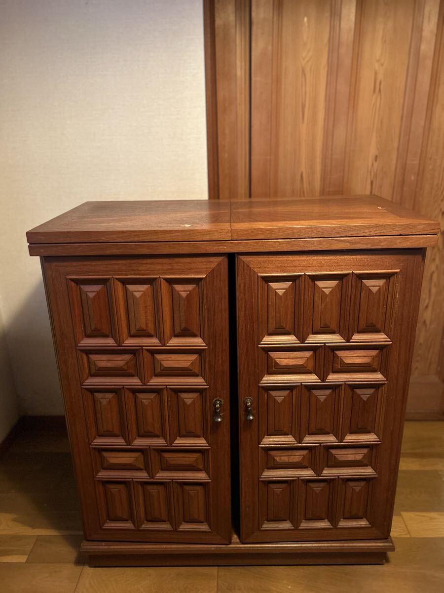 アンティーク ヴィンテージ 家具 ワイン 収納 バーカウンター_画像1