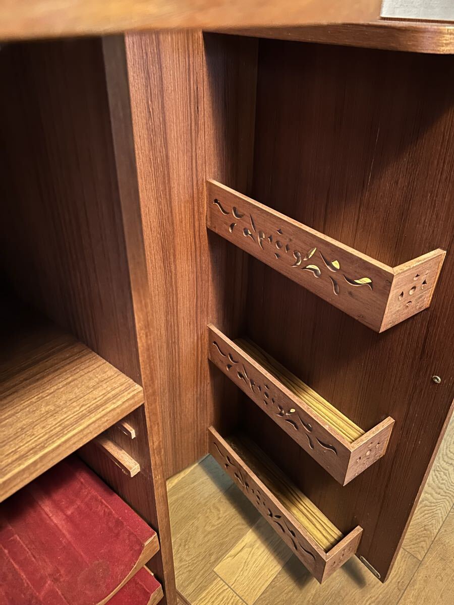 アンティーク ヴィンテージ 家具 ワイン 収納 バーカウンター_画像6