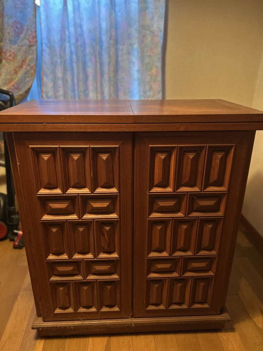 アンティーク ヴィンテージ 家具 ワイン 収納 バーカウンター_画像9