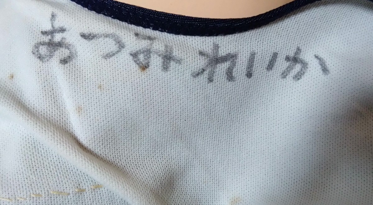 0066★スイミング・ネイビー・ワンピース・競泳水着☆130サイズ◆ゼッケン・記名 【ホームクリーニング済】_画像3