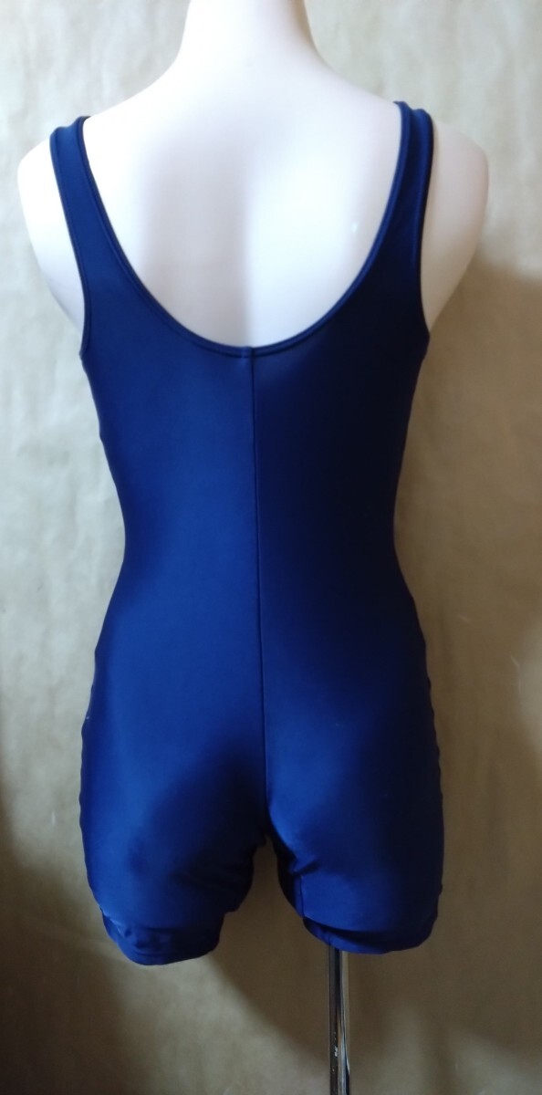 0063 SPEEDUP★スイミング・ネイビー・ユニタード・オールインワン・競泳水着☆150サイズ◆記名【ホームクリーニング済】_画像2