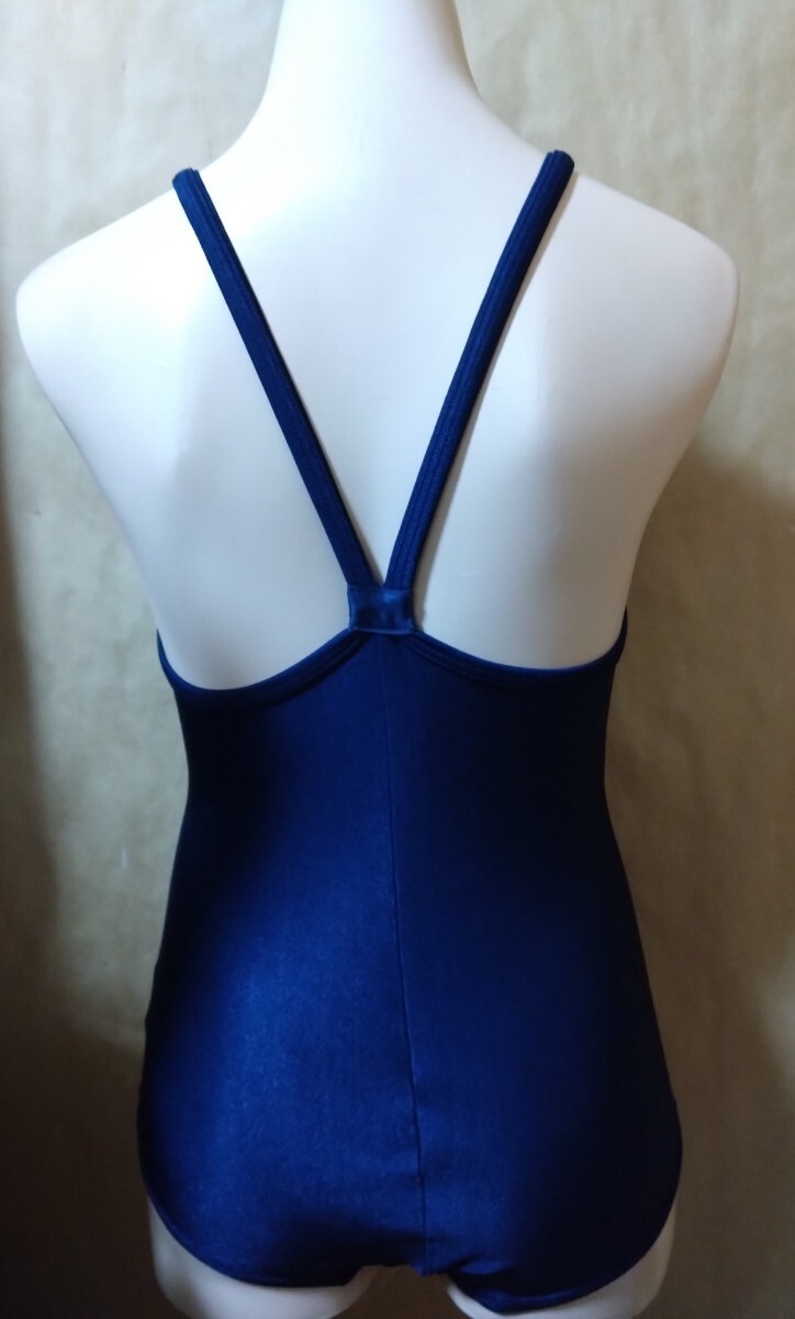 0065★スイミング・ネイビー・ワンピース・競泳水着☆130サイズ◆【ホームクリーニング済】_画像2