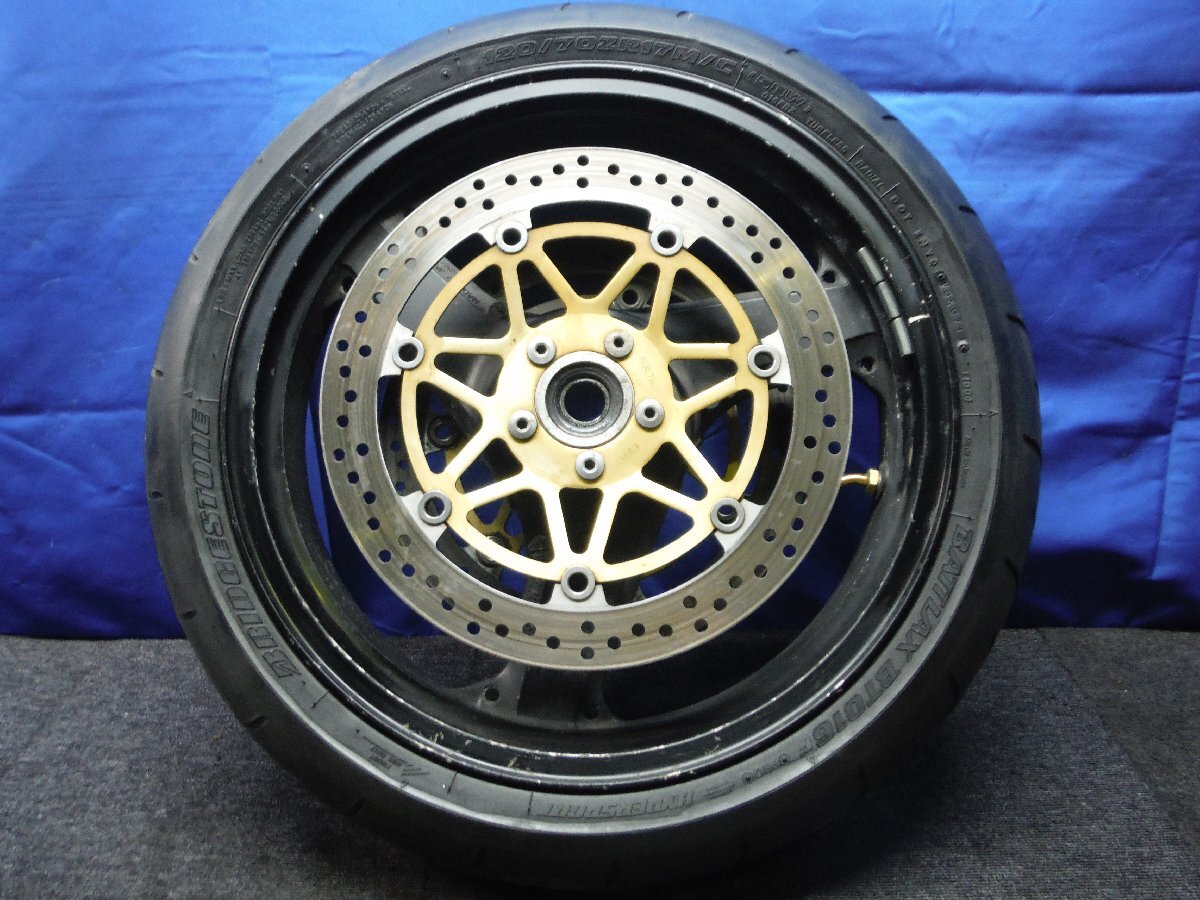 ZX12R ZXT20A переднее колесо 17x3.5 тормоз тормозной диск 4.1mm есть [ стоимость доставки таблица ] есть (⑥)ZX-12R