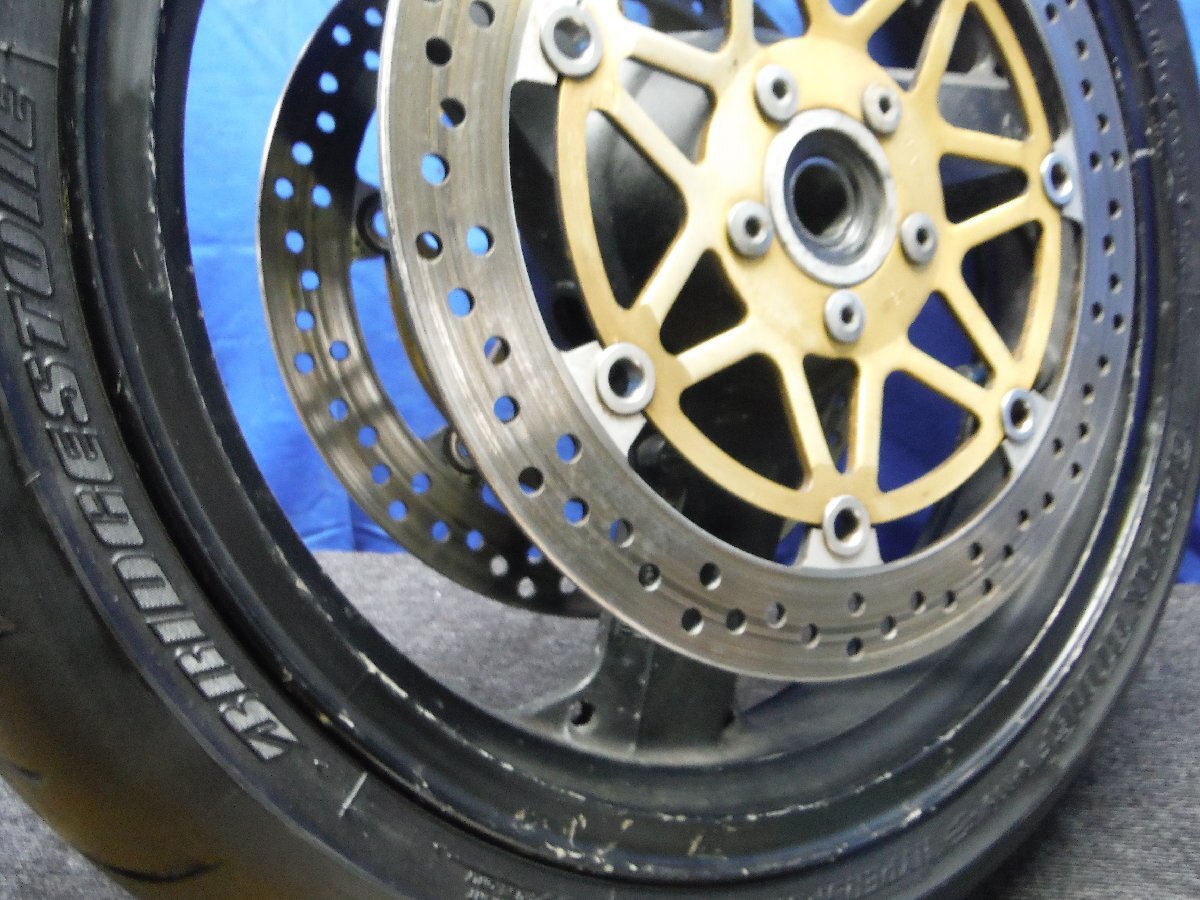 ZX12R ZXT20A переднее колесо 17x3.5 тормоз тормозной диск 4.1mm есть [ стоимость доставки таблица ] есть (⑥)ZX-12R