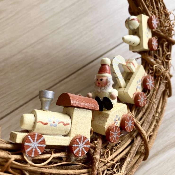  новый товар рождественский венок Santa Claus SL паровоз . машина электропоезд to дождь медведь Bear - вход украшение интерьер орнамент лента 