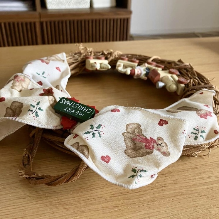  новый товар рождественский венок Santa Claus SL паровоз . машина электропоезд to дождь медведь Bear - вход украшение интерьер орнамент лента 