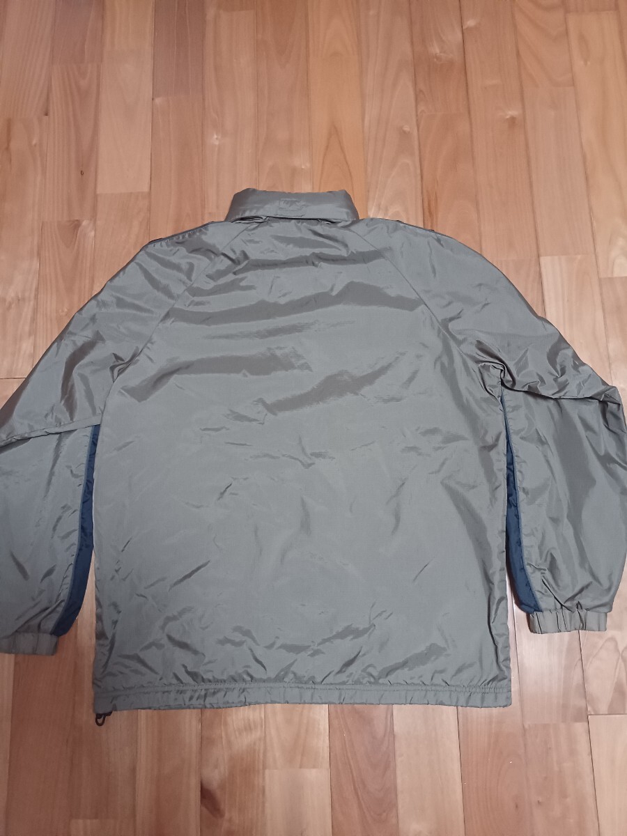 Reebok リーボック ナイロンジャケット LL ブラウン リップストップ生地_画像4