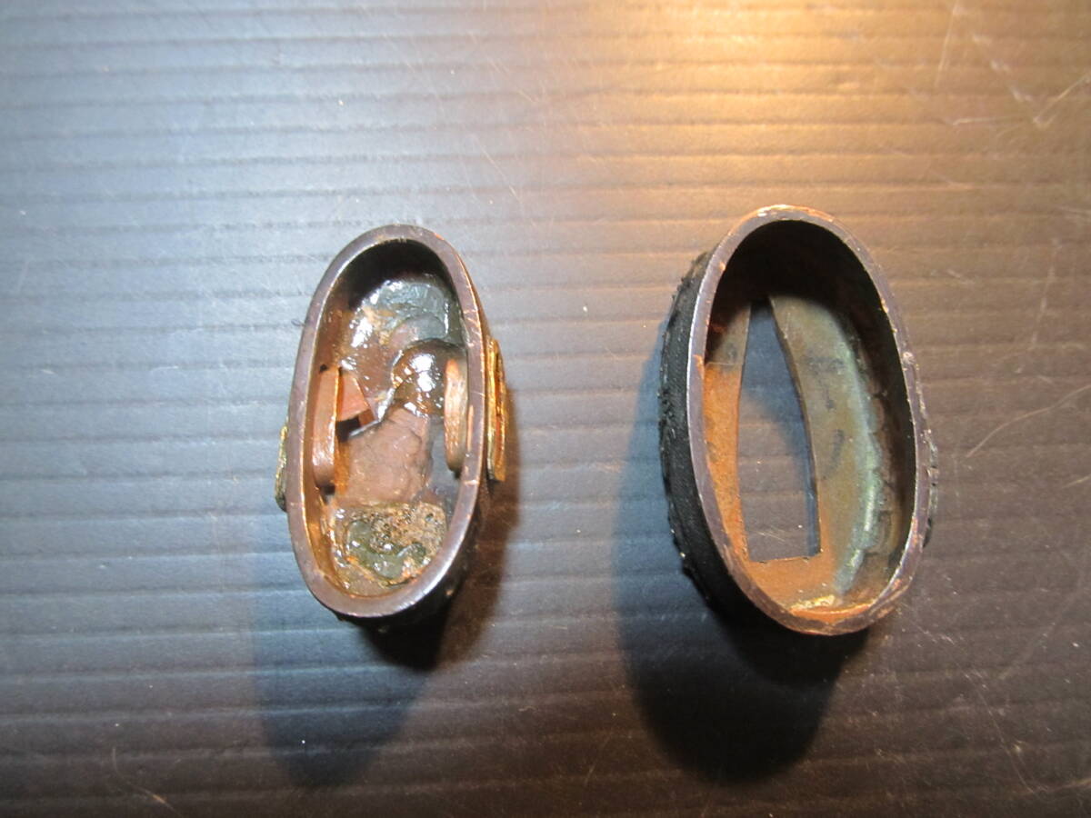 縁頭「猛虎の図」桐箱付き！！_画像5