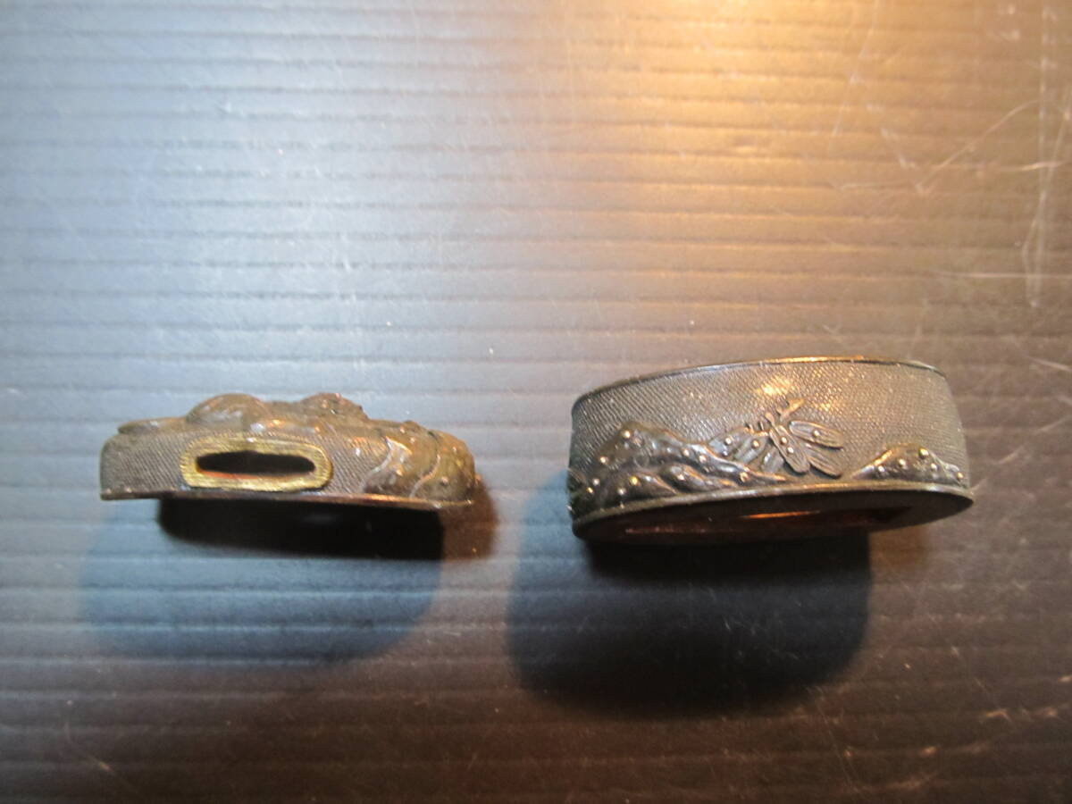 縁頭「猛虎の図」桐箱付き！！_画像7