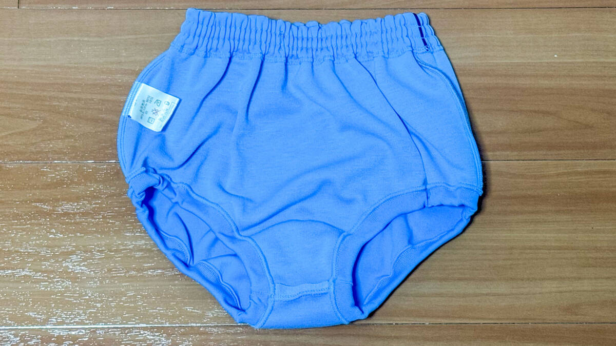 【未使用品】GREENS(グリンズ)ブルマ サイズL (w66) 水色サイド青ライン ポリ90%/綿10%_画像4