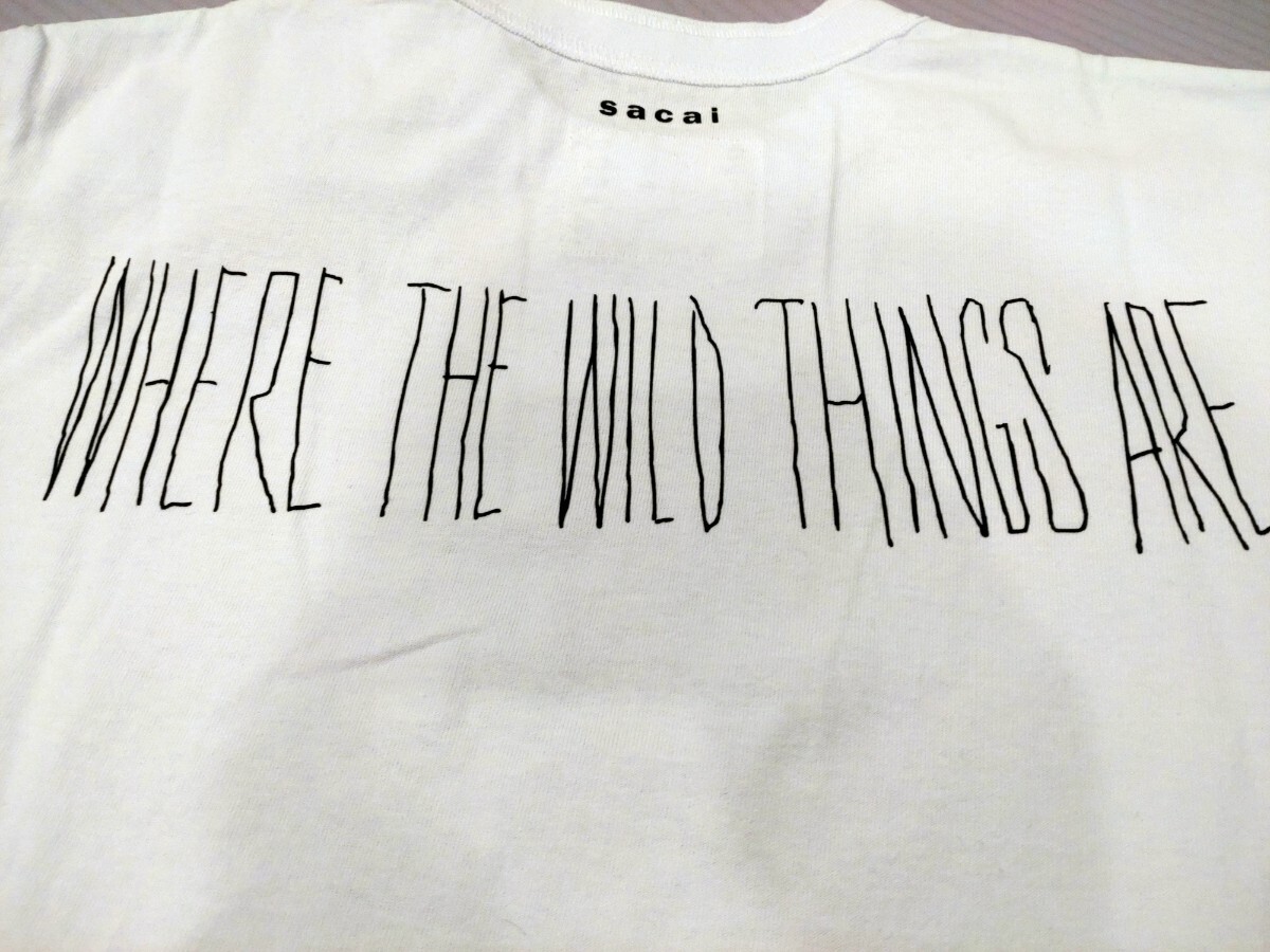 sacai サカイ Tシャツ 25aw 新品未使用品 サイズ2 white 白_画像5