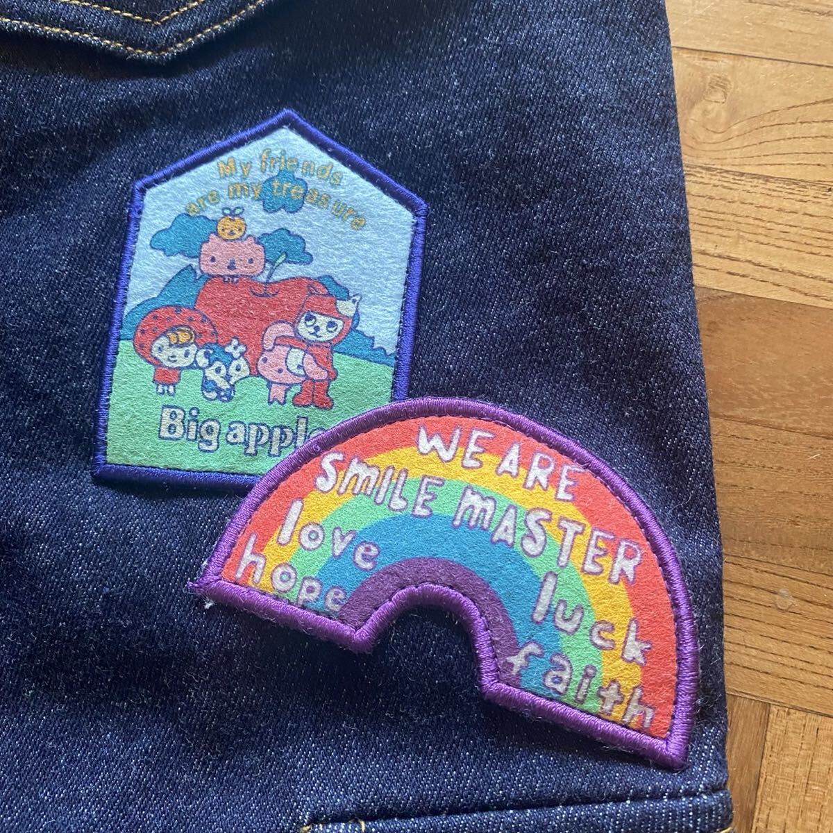 クマのエイミーちゃん新品未使用160サイズジーンズ_画像2