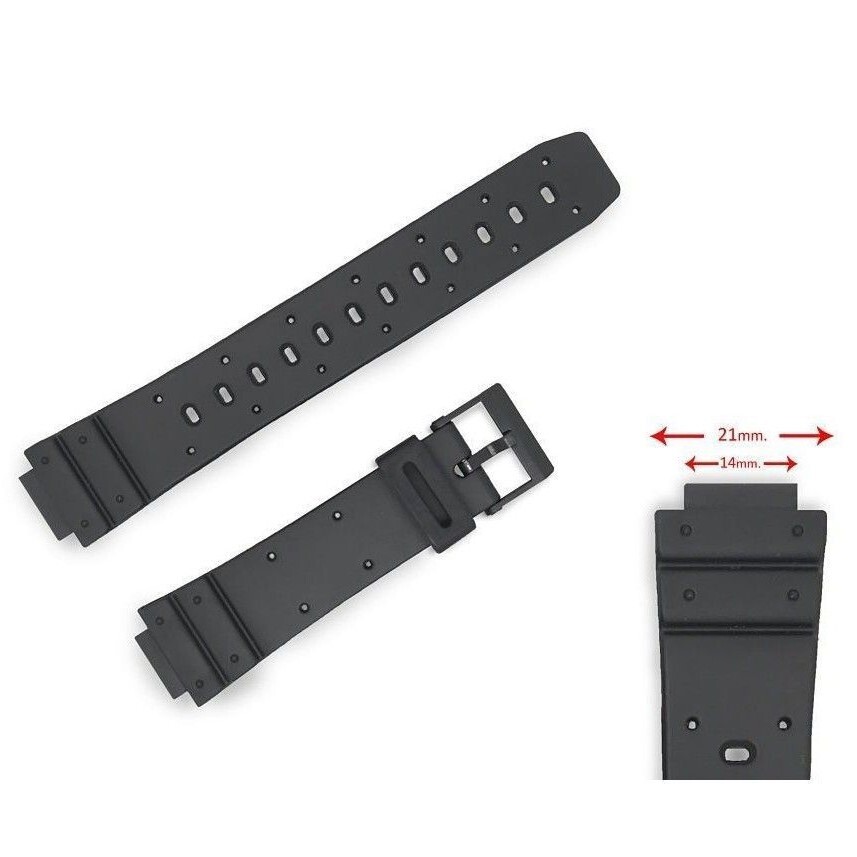 互換品 スペイン Diloy 14mm カシオ 腕時計ベルト 279H2,交換バンド,ディロイ,ウレタンバンド STR100,TGW10,W60,AE30,DGW30,AW5_画像2