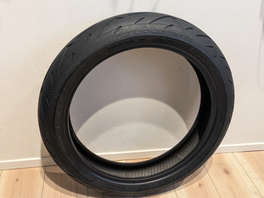 【1円スタート】ピレリ ロッソコルサ2 120/70ZR17 180/60ZR17_画像2
