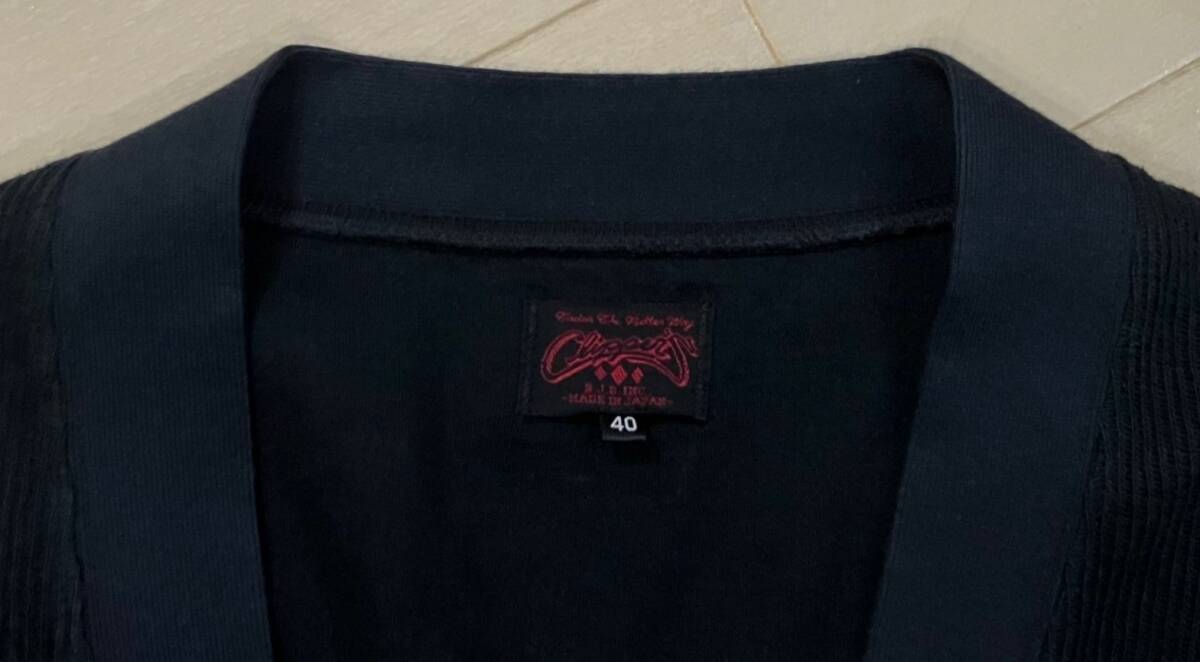 THE FLAT HEAD Flat Head R.J.B кардиган размер 40 оттенок черного RJB