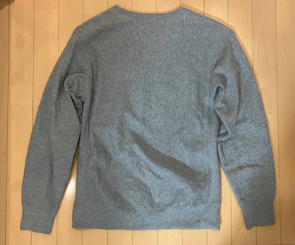PHENOMENON フェノメノン 14ss クルーネック ワッペン付スウェット トレーナー M グレー_画像5