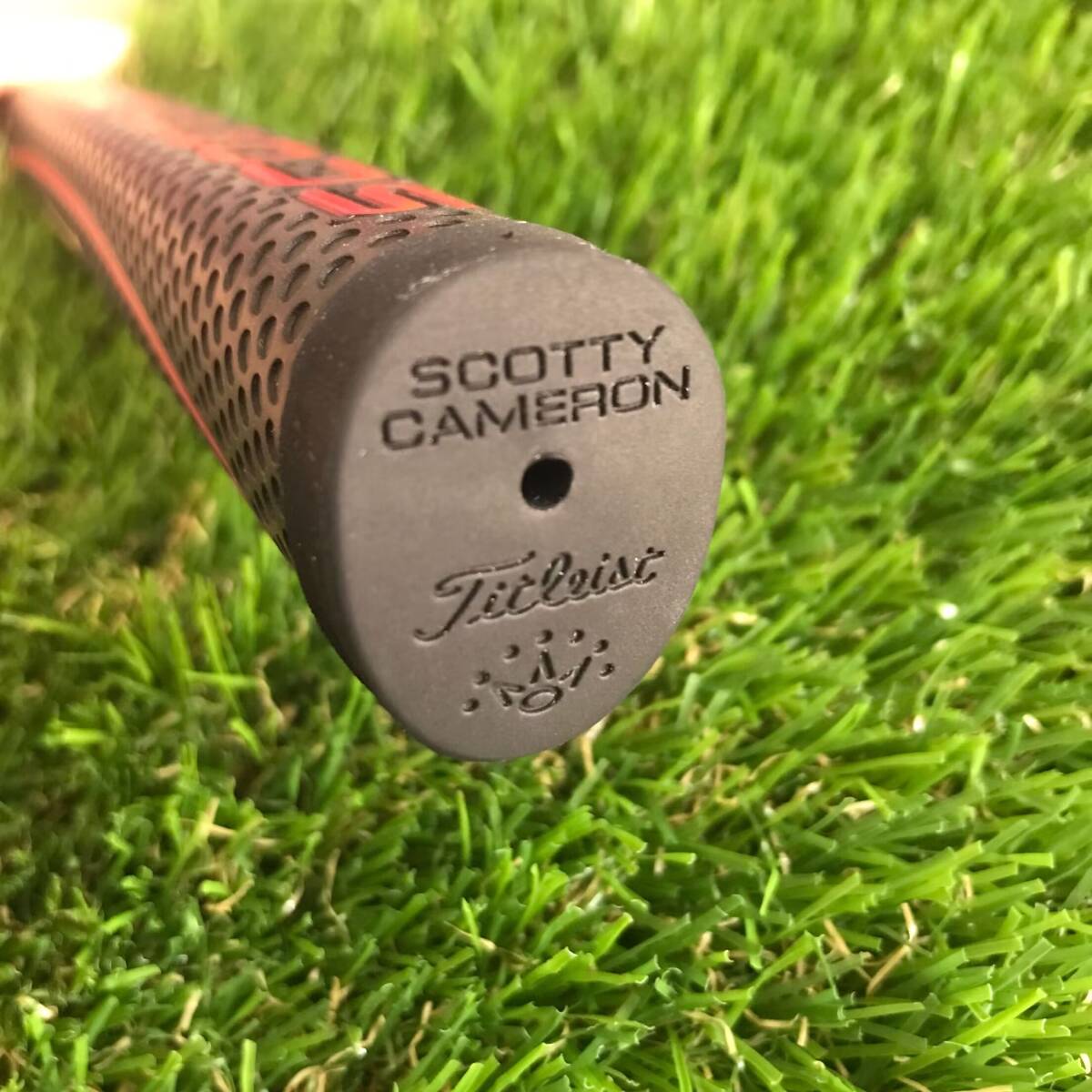 スコッティキャメロン パターグリップ マタドール ミッドサイズ 黒&赤 Scotty Cameron Matador Midsize 1本 ゴルフグリップ_画像5