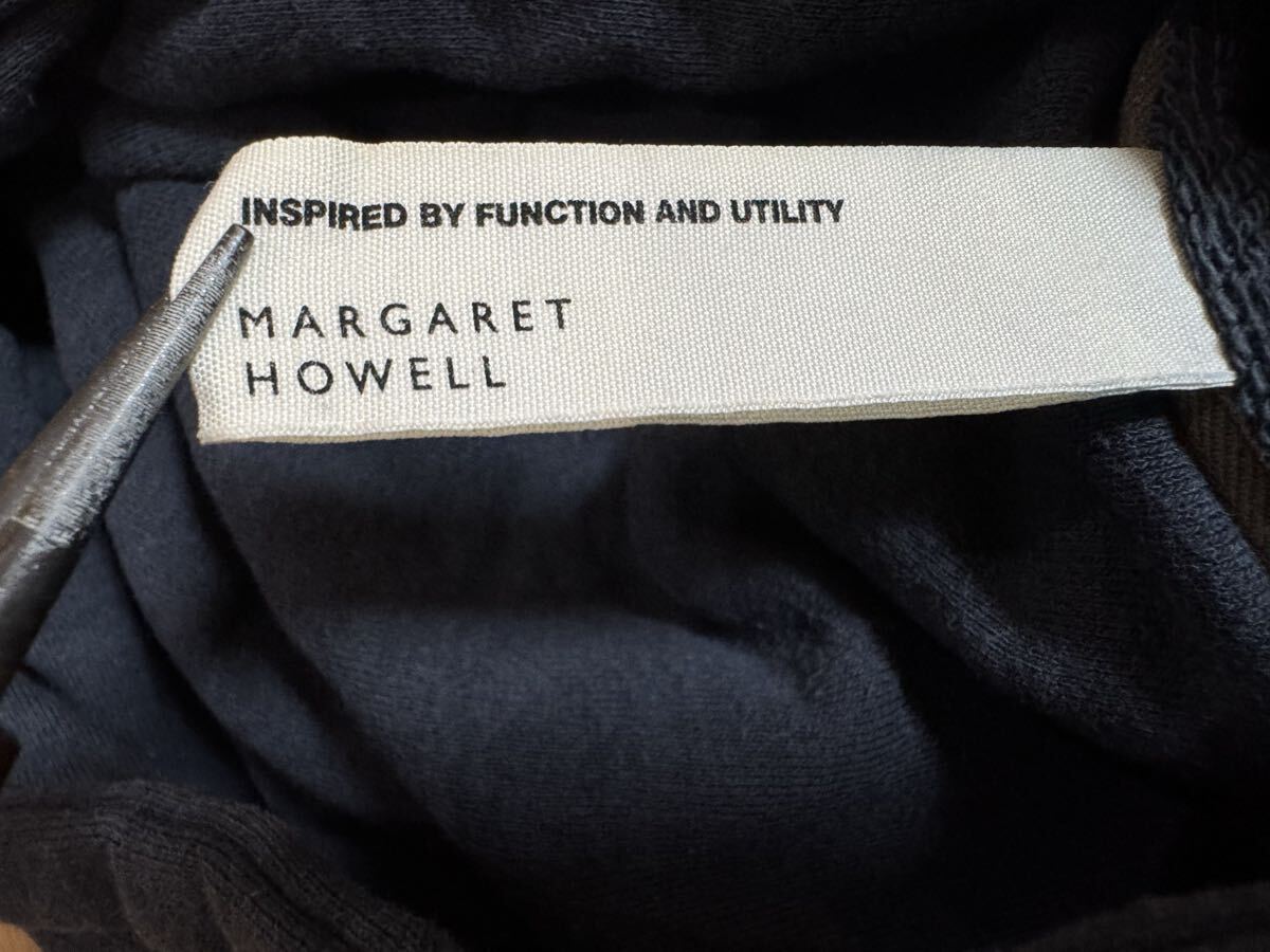 MHL.マーガレットハウエル　L フーディー パーカー 黒_画像5