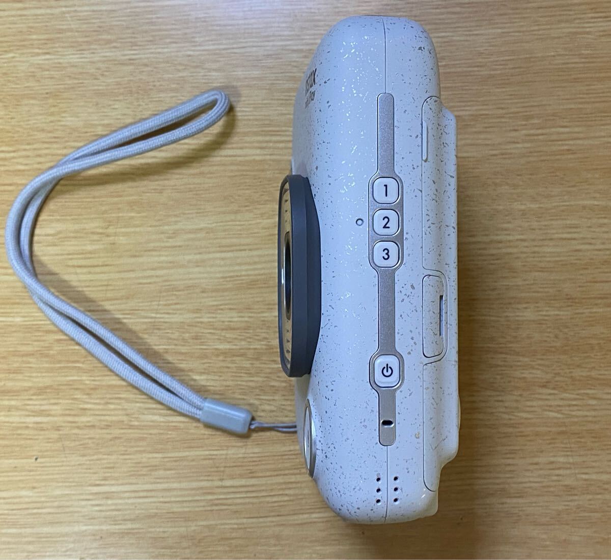 【1円〜】FUJIFILM instax mini LiPlay ハイブリッドインスタントカメラ 動作確認済み 美品 HM1 ストーンホワイト_画像4