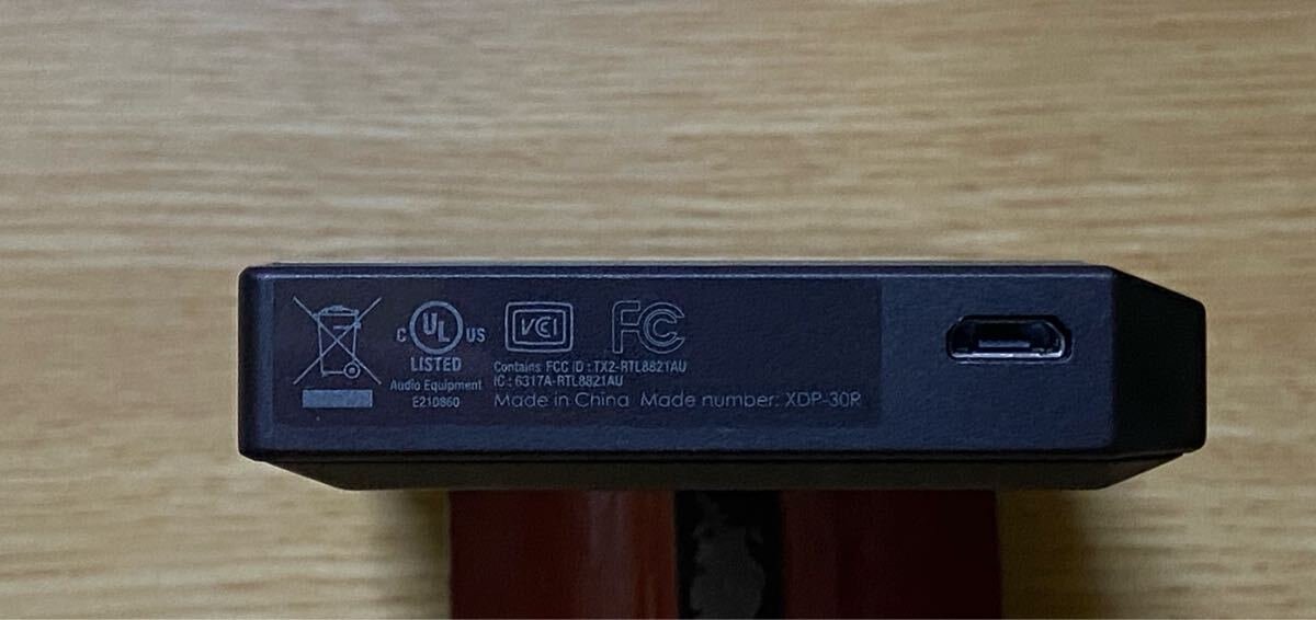 【1円〜】ONKYO Pioneer XDP-30R デジタルオーディオプレーヤー ブラック 動作確認済み 美品_画像5