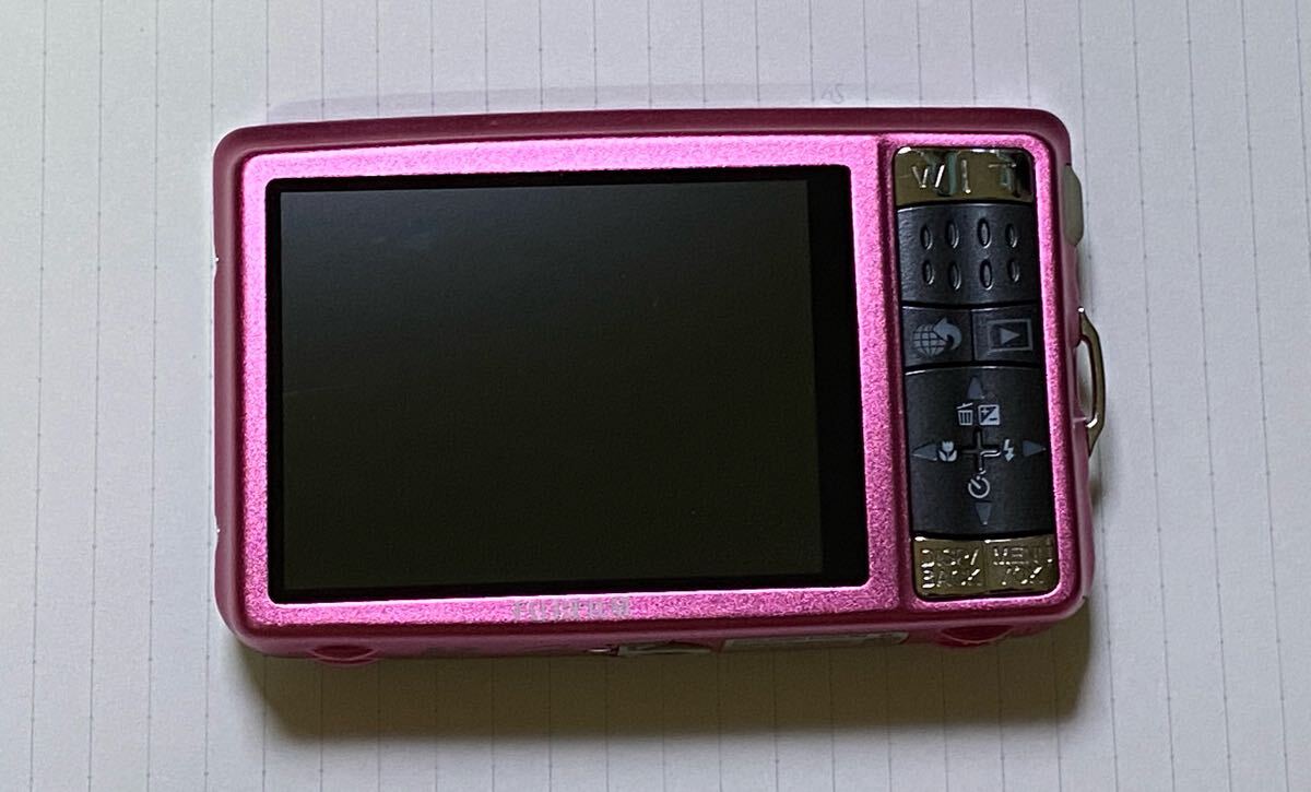 [1 иен ~]FUJIFILM FinePix Z80 розовый компактный цифровой фотоаппарат работа не проверено аккумулятор отсутствует 