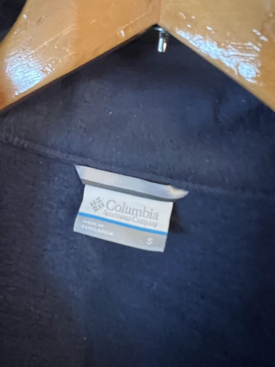 フリースジャケット コロンビア アウトドア Columbia ジップアップサイズS Mくらい アメリカ古着_画像2