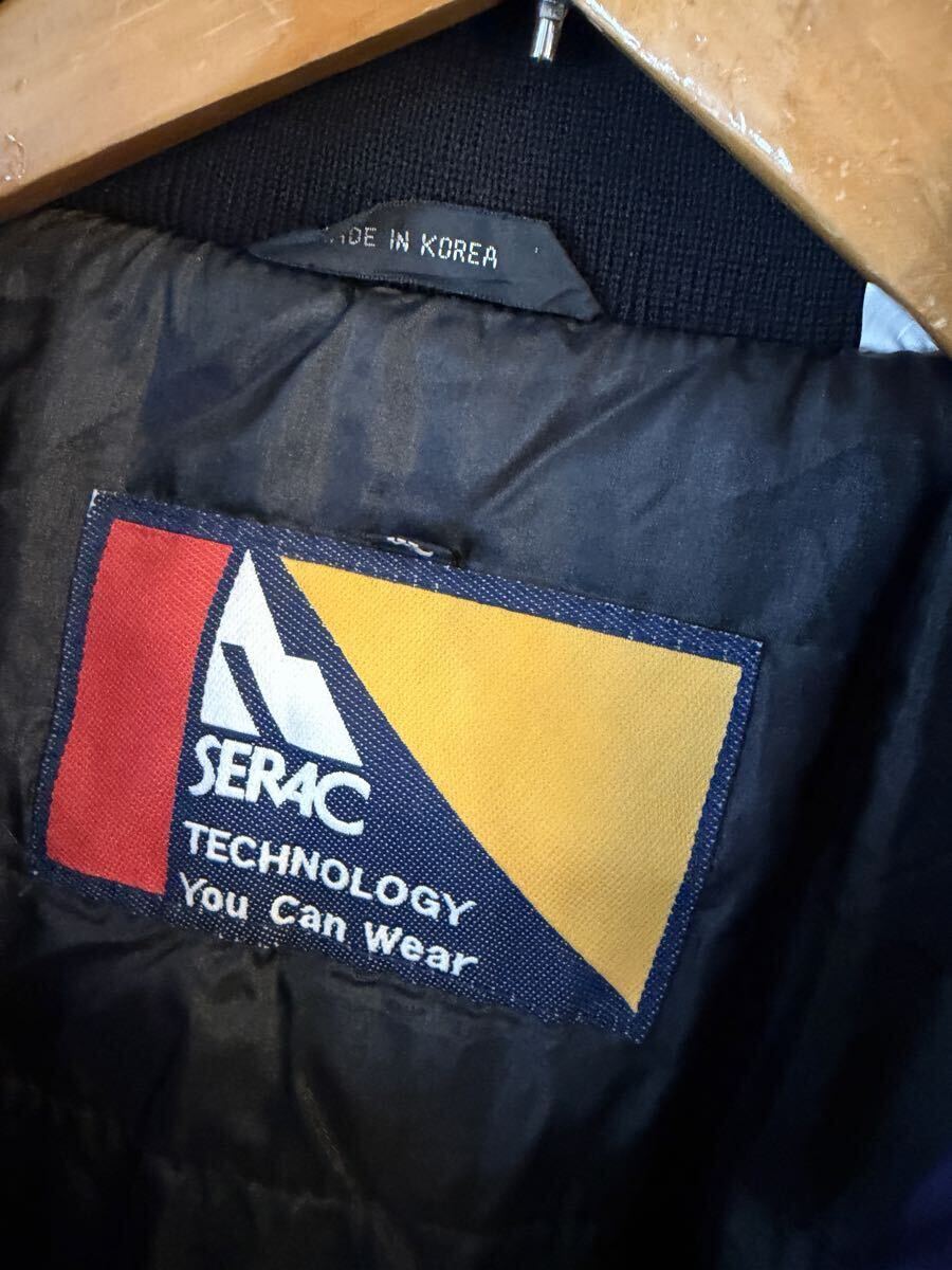マウンテンジャケット　アウトドア　SERAC テクノロジー　中綿系　防寒系　XL ユーロ古着　ビックサイズ_画像2