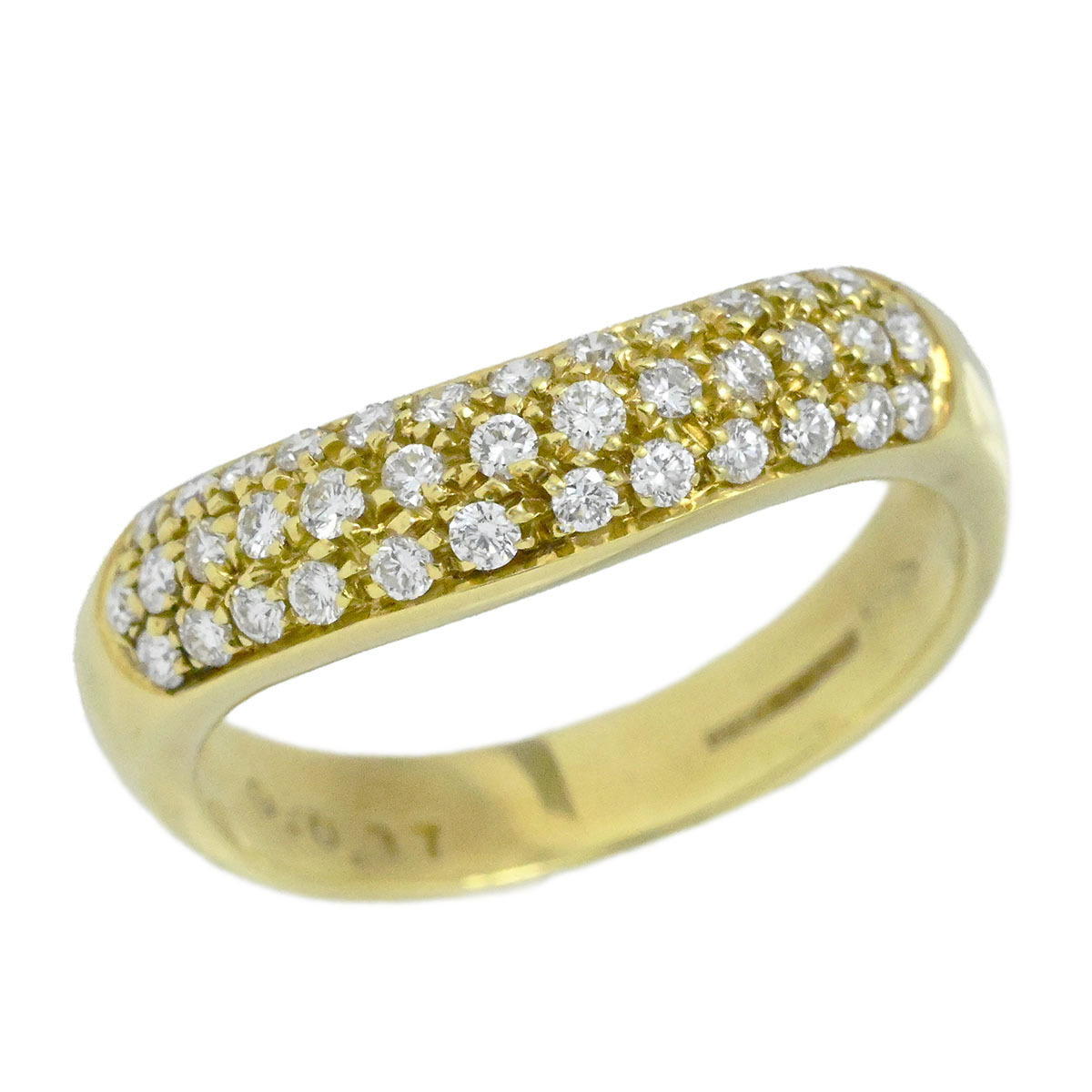 ビキョッティ PICCHIOTTI 750YG K18YG ダイヤ0.37ct イエローゴールド サイズ13号 レディース 3909_画像1