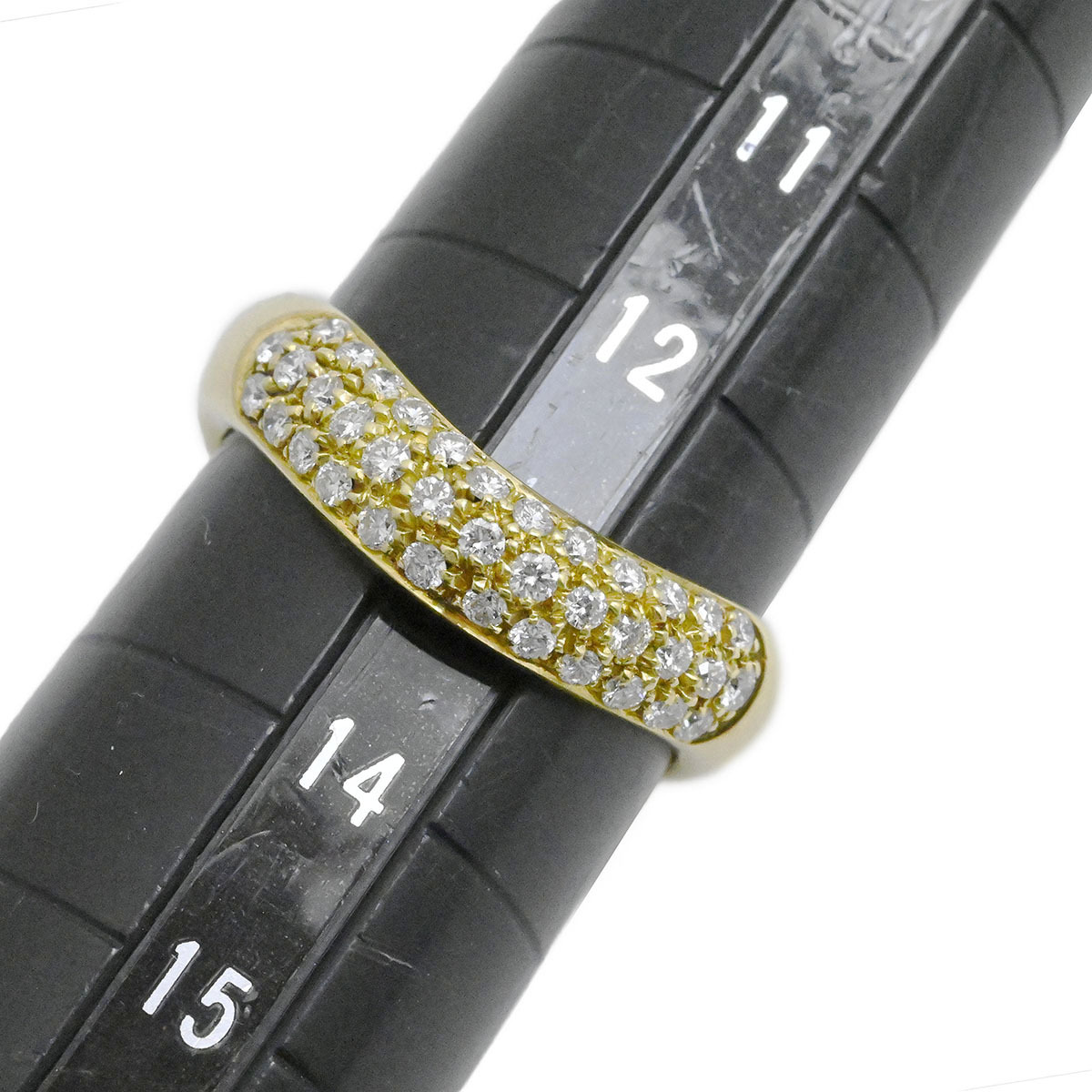 ビキョッティ PICCHIOTTI 750YG K18YG ダイヤ0.37ct イエローゴールド サイズ13号 レディース 3909_画像9