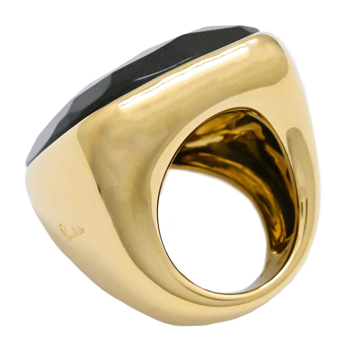 ポメラートPomellato 750PG K18PG ピンクゴールド ヴィクトリア ジェット リング サイズ11号 レディース 3917_画像3