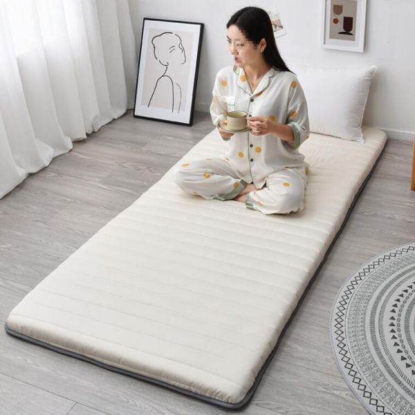 新入荷 * 90*190cm 上質 高反発 マットレス シングルサイズ 厚さ5cm 3層構造 凹凸加工 折りたたみ式 * ブルー_画像6