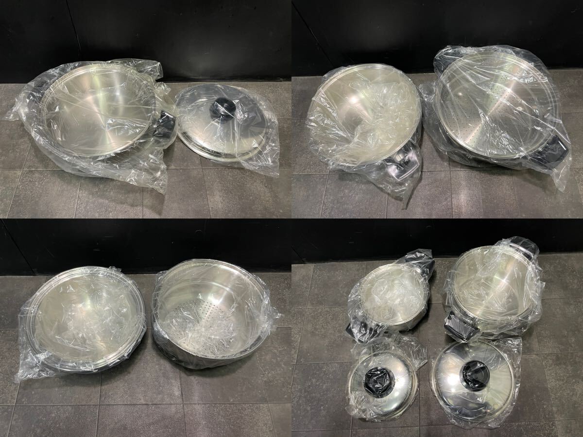 【長期保管品】【未使用】 Royal Queen COOKWARE 両手鍋 片手鍋 鍋セット 調理器具 ステンレス ロイヤルクイーン_画像2