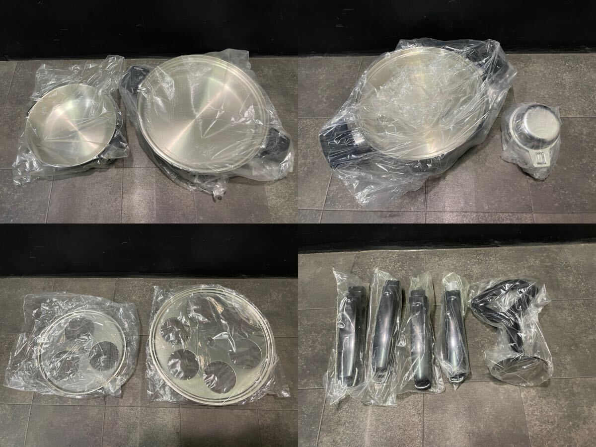 【長期保管品】【未使用】 Royal Queen COOKWARE 両手鍋 片手鍋 鍋セット 調理器具 ステンレス ロイヤルクイーン_画像3