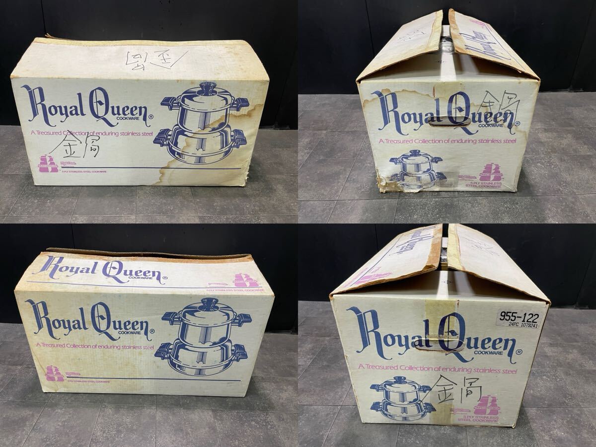 【長期保管品】【未使用】 Royal Queen COOKWARE 両手鍋 片手鍋 鍋セット 調理器具 ステンレス ロイヤルクイーン_画像6