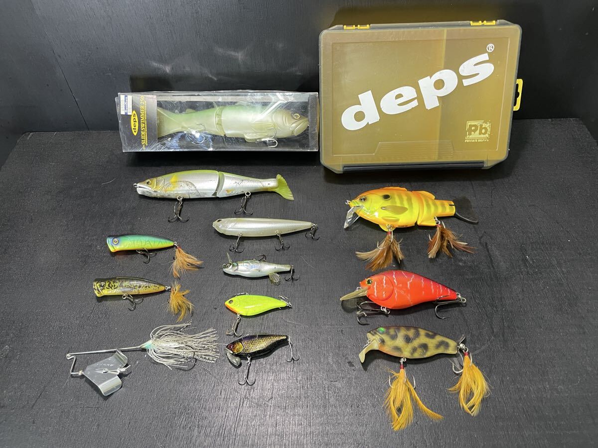 釣具 バス釣り ルアー まとめ ラッキークラフト ガンクラフト deps 他 フィッシング アウトドア_画像1