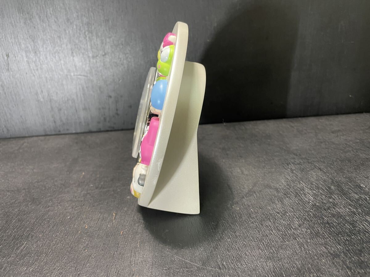 サンリオ キャラクター レリーフ クロック 置き時計 ハローキティ キキララ けろっぴ マイメロ 1999年 希少 コレクション 長期保管品_画像5