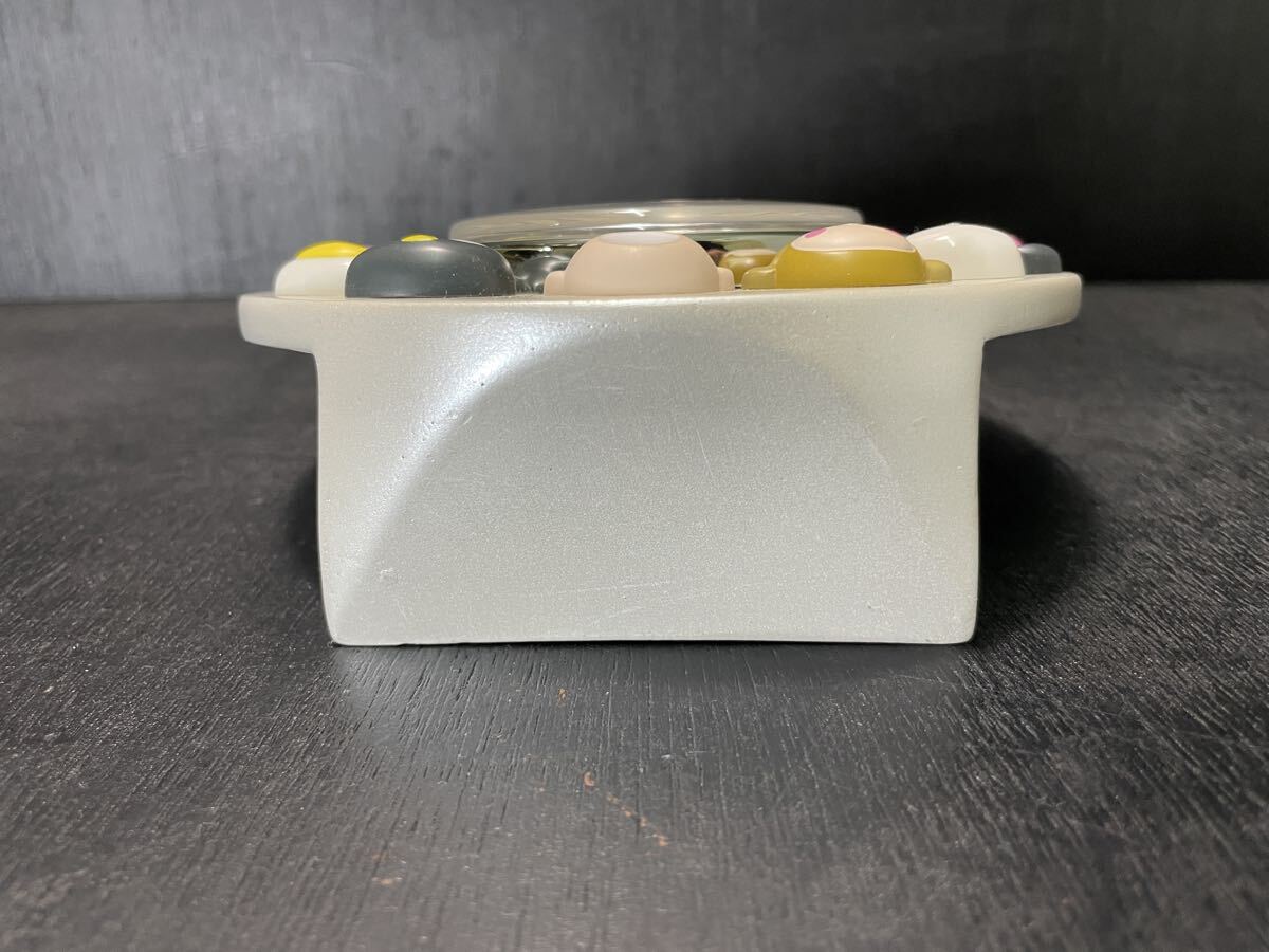 サンリオ キャラクター レリーフ クロック 置き時計 ハローキティ キキララ けろっぴ マイメロ 1999年 希少 コレクション 長期保管品_画像7