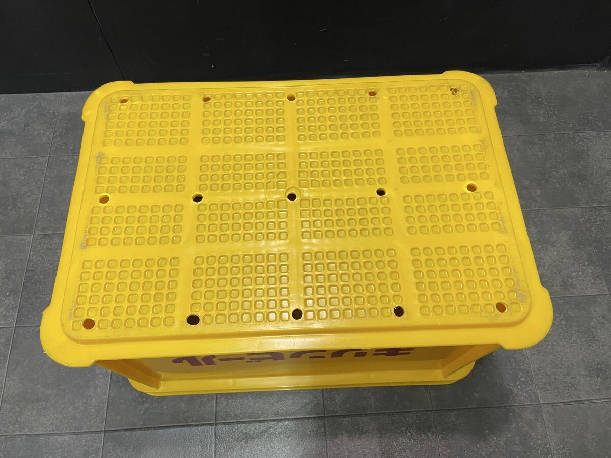 昭和レトロ キリンビール 蓋付 コンテナ ケース ビールケース プラスチック製収納箱 KIRIN インテリア コレクション_画像7