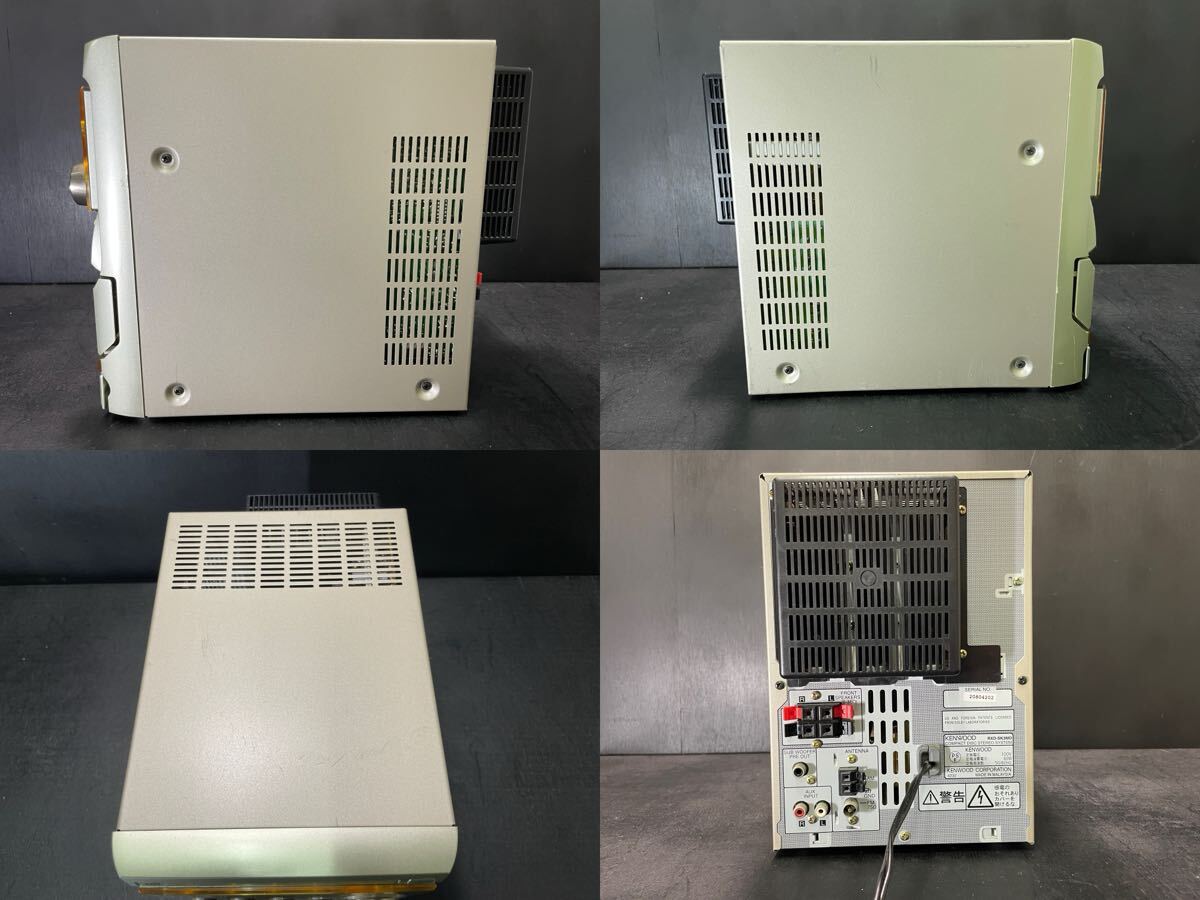 【現状渡し品】 KENWOOD ミニコンポ RXD-SK3MD CD MD AM/FM OK カセット難あり オーディオ機器 ケンウッド_画像3