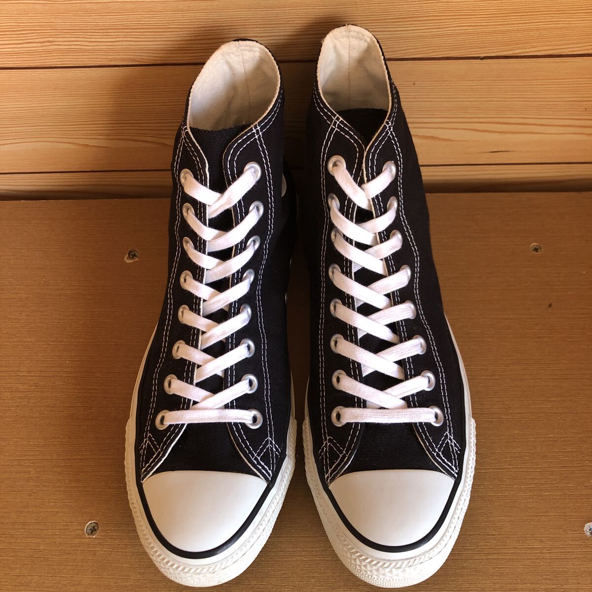 CONVERSE コンバース オールスター ブラック ハイカット サイズ9インチ 27.5センチ中古品_画像6