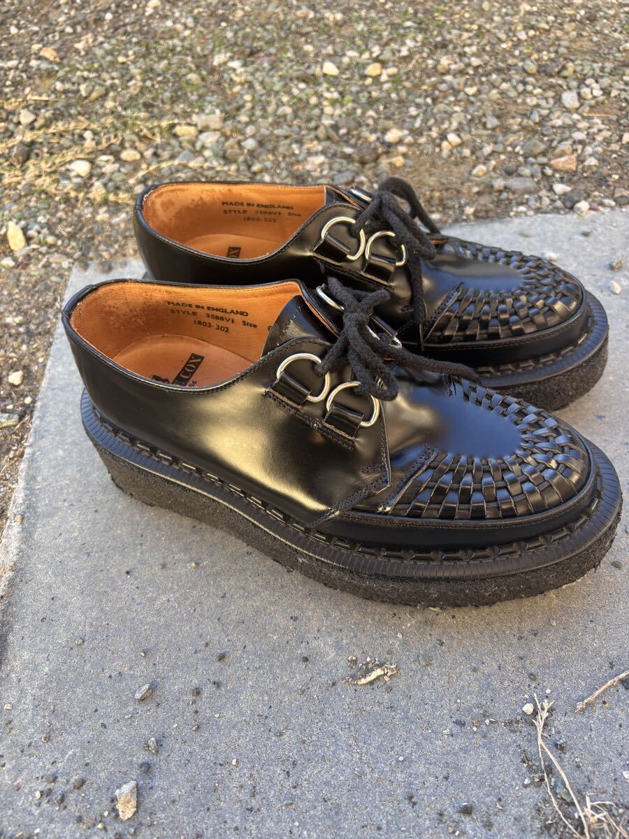 ジョージコックス ラバーソール GEORGE COX 黒_画像2