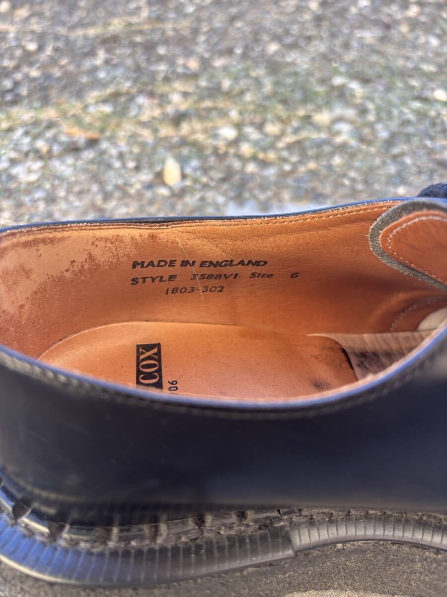 ジョージコックス ラバーソール GEORGE COX 黒_画像5