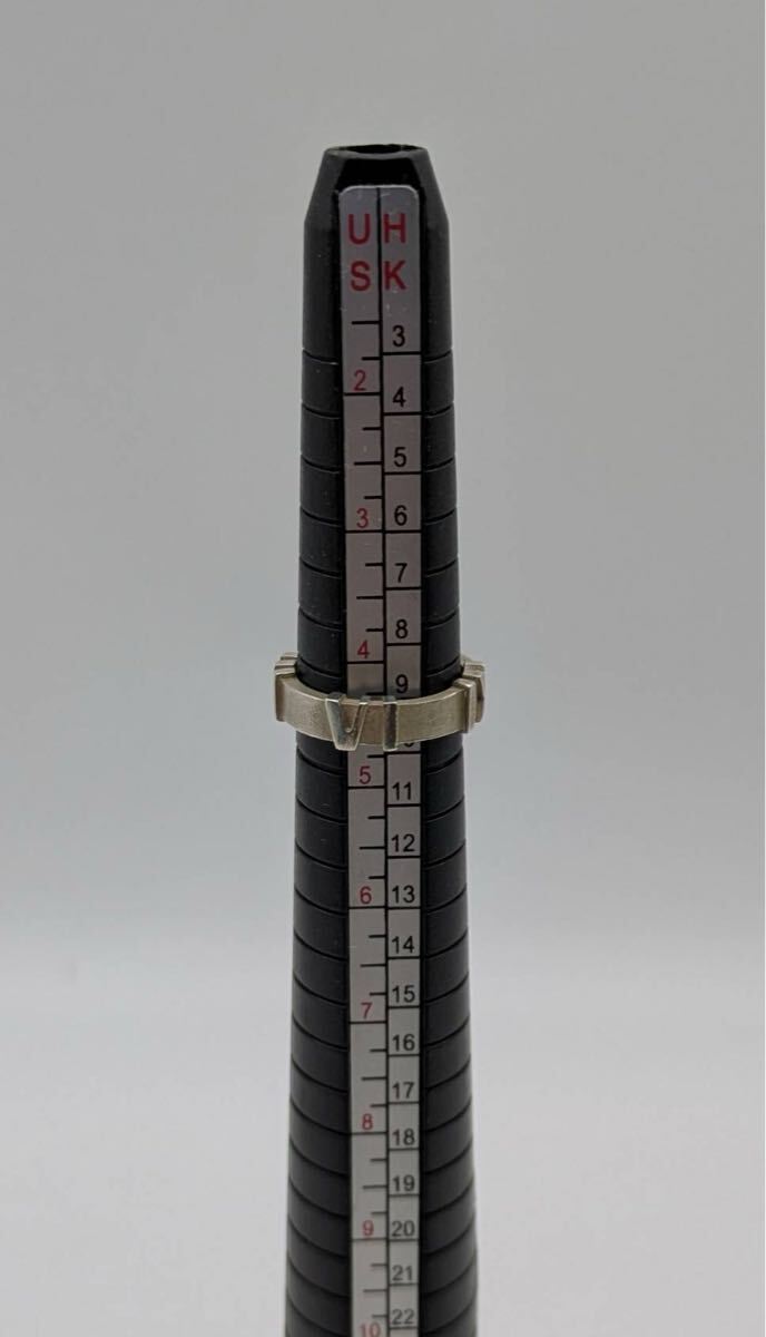 N【500円スタート】 Tiffany Co. ATLAS リング 925刻印あり ティファニー 指輪 アクセサリー シルバー TIFFANY アトラス_画像6