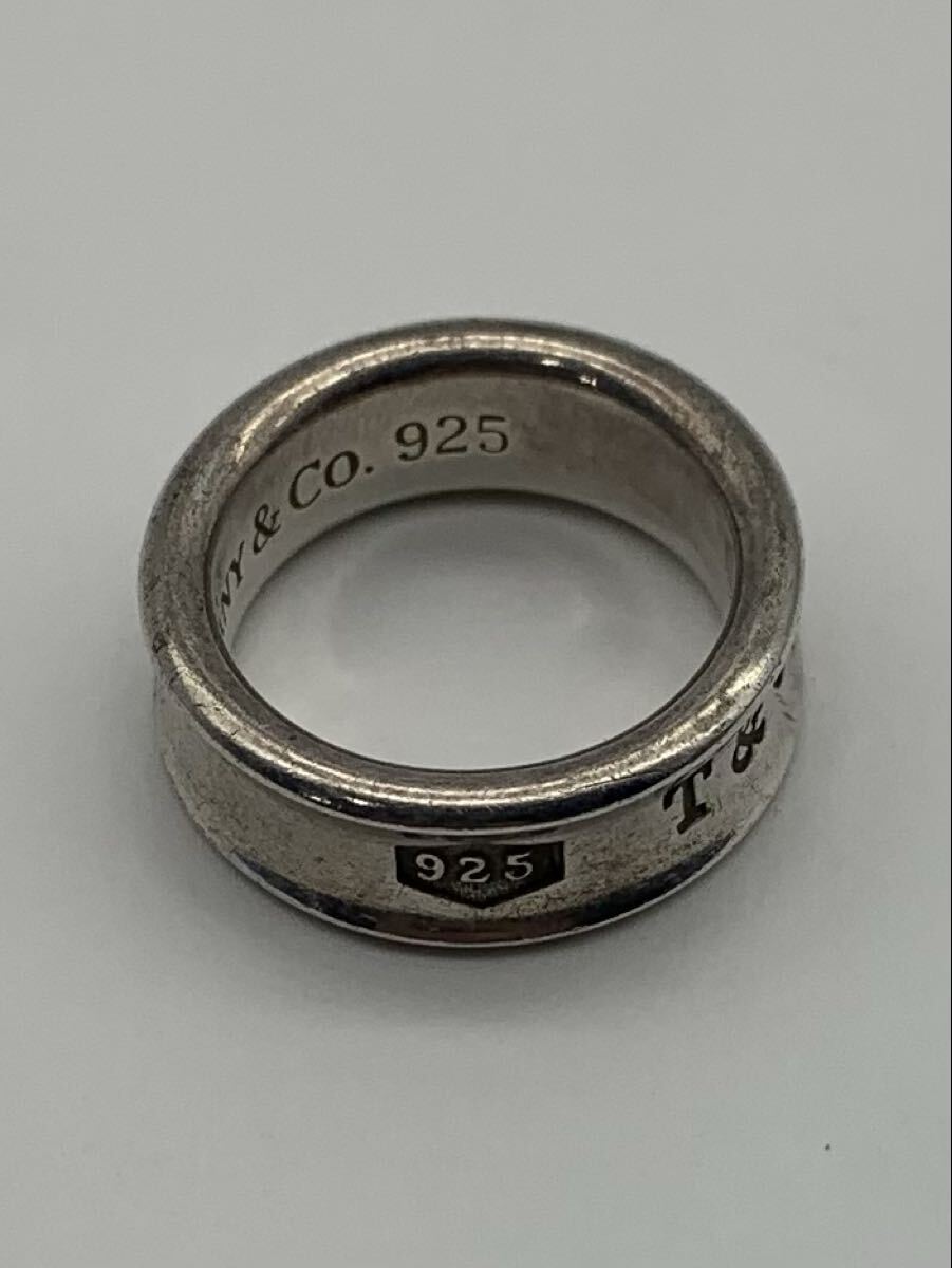 N【500円スタート】 Tiffany Co. リング 925刻印あり ティファニー シルバー 指輪 アクセサリー TIFFANY _画像4