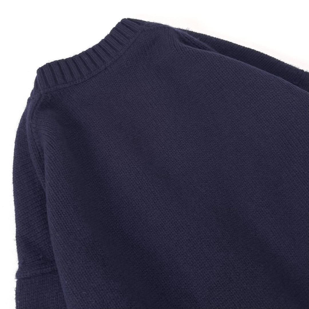 タグ付き　TOMORROWLAND　マカフィー　ラムカシミヤ　カーディガン　紺_画像8