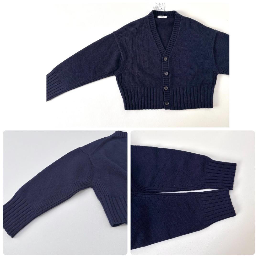タグ付き　TOMORROWLAND　マカフィー　ラムカシミヤ　カーディガン　紺_画像10