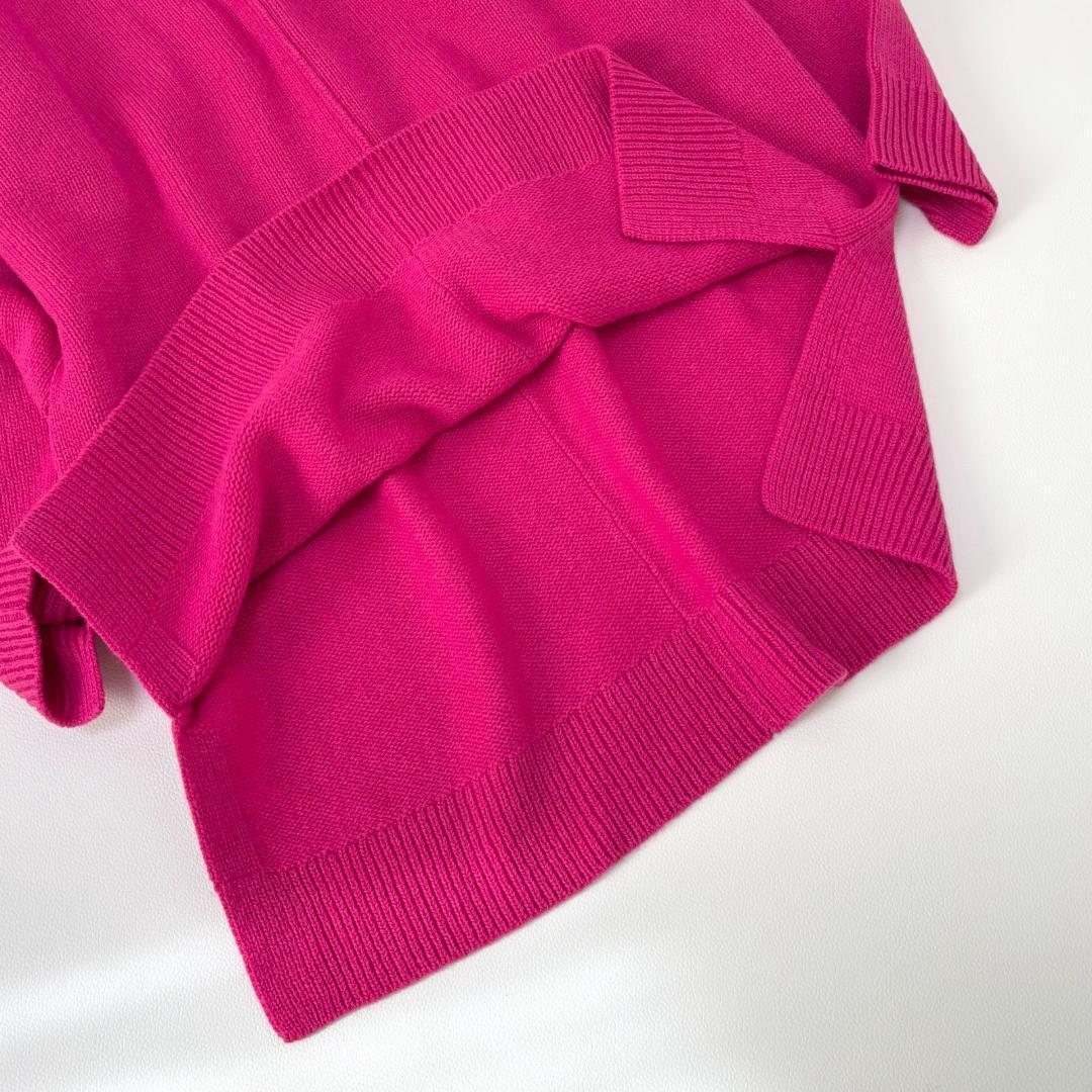 タグ付未使用・洗える　自由区　イタリア糸　カシミヤブレンドプルオーバーニット　M_画像8