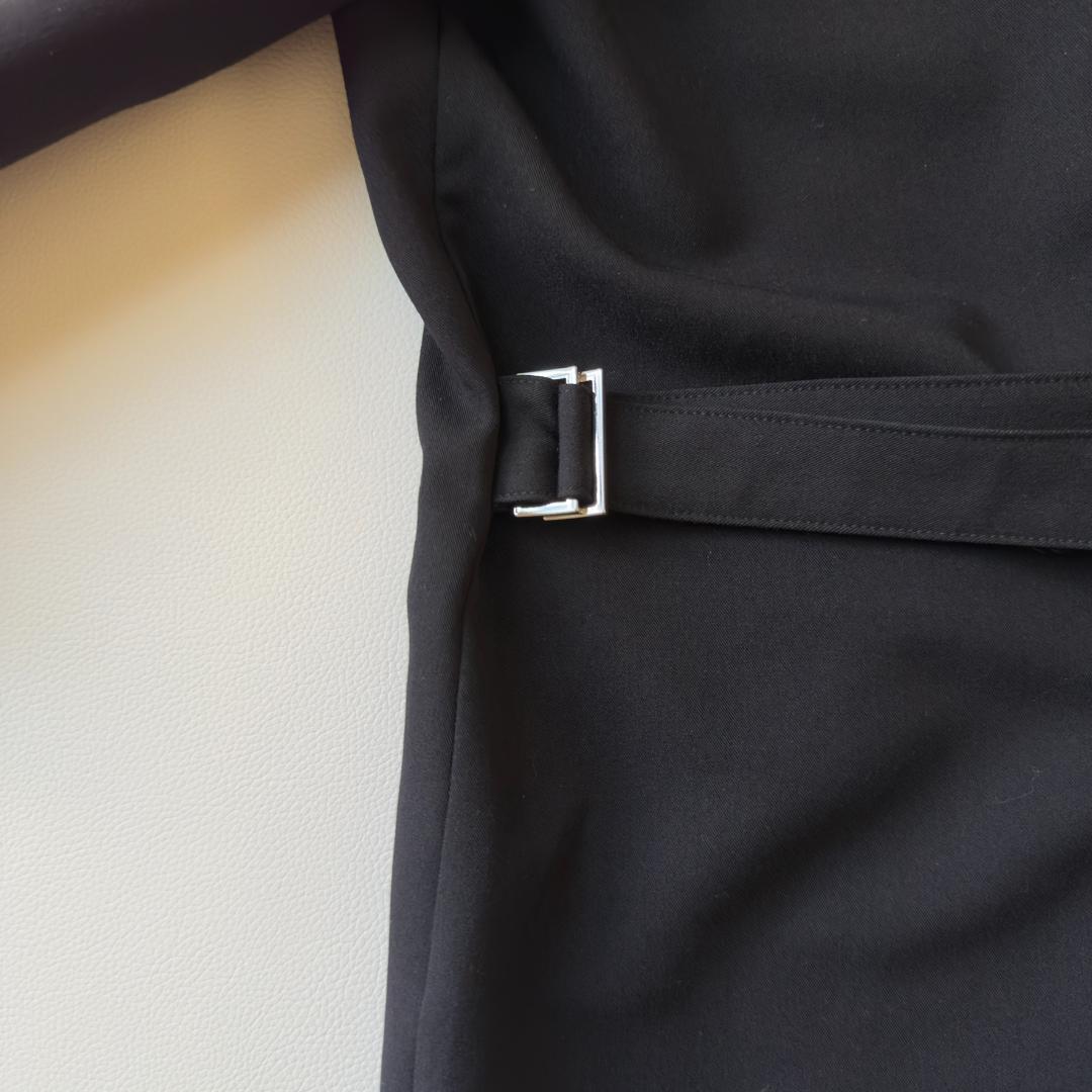 美品　NO ID. タイロッケン テーラードジャケット　ブラック　シルバー　２_画像8